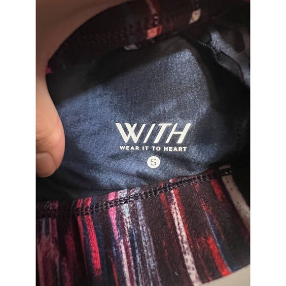 Peloton FA121 Melody High Neck Padded Sports Bra Keyhole Back Multicolor Small - Picture 4 of 5